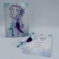 Προσκλητήρια βάπτισης πολυτελείας F005 dream catcer ονειροπαγίδα σε ρυζόχαρτο και μεταλλικό ιριδίζον χαρτί, της εταιρίας NewAge invitations