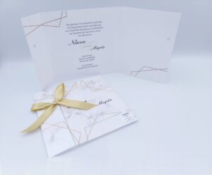 Προσκλητήρια γάμου 19g002 ta gold Προσκλητήρια γάμου με χρυσές αποχρώσεις | Newage invitations 19g002 ta gold NewAge invitations