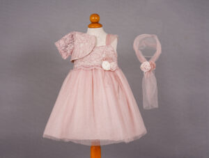 Ρουχαλάκια για κορίτσι Κ45Π Φορεματάκια βάπτισης σε ροζ χρωματισμό | Κ45Π Νο-1,2,3 Ρουχαλάκια για κορίτσι - "Φόρεμα για τη μικρή σας πριγκίπισσα" Μοντέρνα σχέδια με την καλύτερη ποιότητα ραπτικής. Ένας ιδιαίτερα μοντέρνος συνδυασμός που θα κάνει το κοριτσάκι σας να ξεχωρίζει. Μαγνητίστε όλα τα βλέμματα!!! Το εξαιρετικό ροζ φόρεμα ταιριάζει ιδανικά με το ροζ μπολερό και η μπαντάνα σε απόχρωση ροζ ολοκληρώνει το σύνολο.