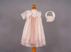Ρουχαλάκια για κορίτσι Κ64Π Φορεματάκια βάπτισης σε ροζ χρωματισμούς | Κ62 Νο-1,2,3 Ρουχαλάκια για κορίτσι - "Φόρεμα για τη μικρή σας πριγκίπισσα" Μοντέρνα σχέδια με την καλύτερη ποιότητα ραπτικής. Ένας ιδιαίτερα μοντέρνος συνδυασμός που θα κάνει το κοριτσάκι σας να ξεχωρίζει. Μαγνητίστε όλα τα βλέμματα!!! Το εξαιρετικά ροζ φόρεμα, ταιριάζει ιδανικά με το ροζ μπολερό και η μπαντάνα για τα μαλλιά σε απόχρωση ροζ  με λουλούδια ολοκληρώνει το σύνολο.